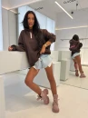 Bluza damska OLAVOGA AVIRA 2026 brąz -maWer Fashion