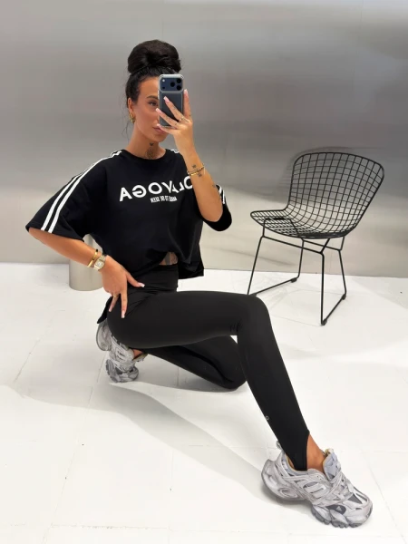 Legginsy damskie OLAVOGA PRESSURE 2026 czarne - maWer Fashion