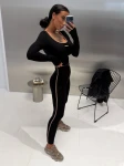 Komplet damski OLAVOGA CAVIA 2026 czarny - maWer Fashion