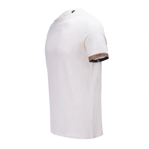 T-shirt męski OLAVOGA RAYSIER 2026 ecru - maWer Fashion
