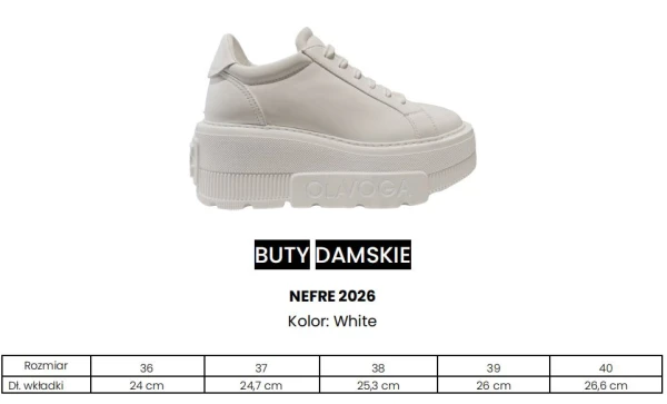 Buty damskie sneakersy OLAVOGA NEFRE 2026 - maWer Fashion