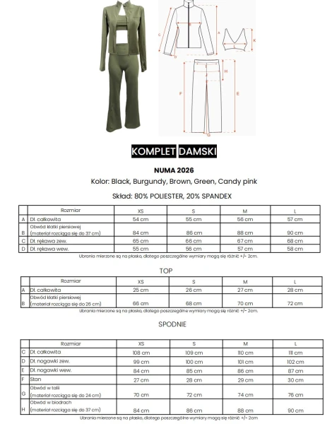 Komplet damski OLAVOGA NUMA 2026 - maWer Fashion