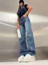 Spodnie damskie OLAVOGA CYNTE 2026 ciemny jeans - mawershop