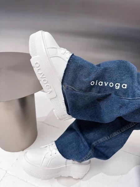 Spodnie damskie OLAVOGA CYNTE 2026 ciemny jeans - mawershop