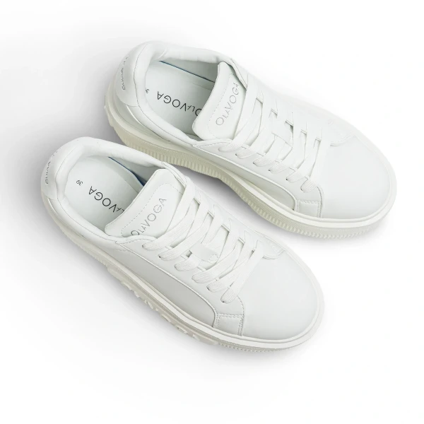 Buty damskie sneakersy OLAVOGA NEFRE 2026 białe - mawershop