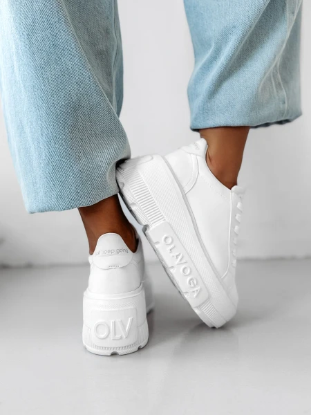 Buty damskie sneakersy OLAVOGA NEFRE 2026 białe - mawershop