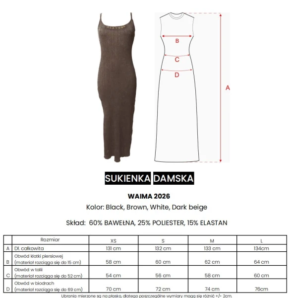 Sukienka OLAVOGA WAIMA 2026 - maWer Fashion