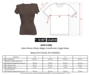 T-shirt damski OLAVOGA BASTU 2026 brąz - mawershop