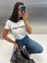T-shirt damski OLAVOGA EARLY 2026 biały - mawershop