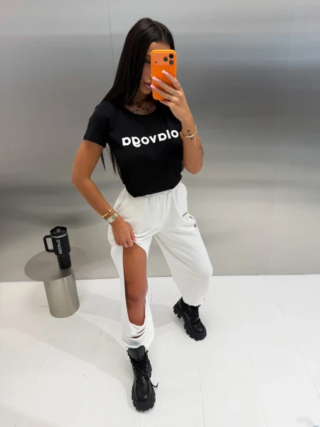 T-shirt damski OLAVOGA EARLY 2026 czarny - mawershop