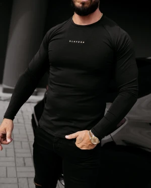 Bluzka męska longsleeve OLAVOGA CLEAR 2026 czarny