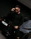 Bluzka męska longsleeve OLAVOGA CLEAR 2026 czarny - mawershop
