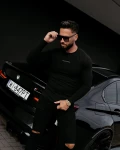 Bluzka męska longsleeve OLAVOGA CLEAR 2026 czarny - mawershop