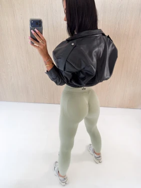 Legginsy damskie OLAVOGA DOBI 2026 oliwkowe