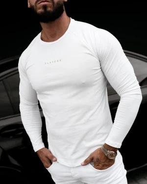 Bluzka męska longsleeve OLAVOGA CLEAR 2026 ecru
