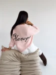 Sweter damski OLAVOGA FONSI 2026 pudrowy róż - mawershop