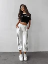 T-shirt damski OLAVOGA MURANI 2025 czarny - maWer Fashion