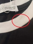 OUTLET T-shirt damski OLAVOGA MURANI 2025 czarny - produkt ze skazą