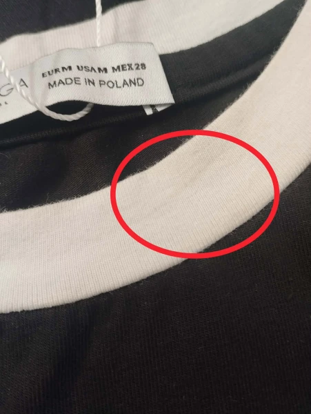 OUTLET T-shirt damski OLAVOGA MURANI 2025 czarny - produkt ze skazą