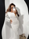 Sukienka OLAVOGA LOKO 2026 ecru - maWer Fashion