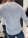 Longsleeve bluzka męska OLAVOGA MIRE 2026 błękit - maWer Fashion