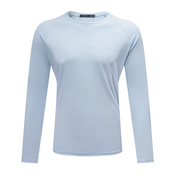 Longsleeve bluzka męska OLAVOGA MIRE 2026 błękit - maWer Fashion