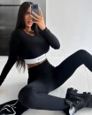 Legginsy damskie OLAVOGA NOATI 2026 czarne - mawershop