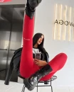 Legginsy damskie OLAVOGA NOATI 2026 czerwone - mawershop
