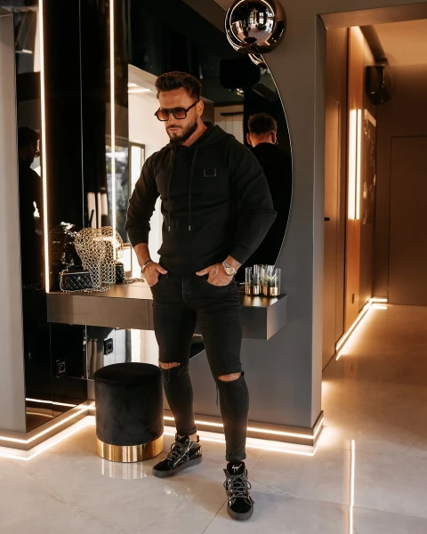 Bluza męska OLAVOGA DARU 2026 czarna - mawershop