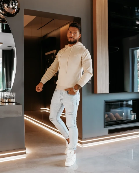 Bluza męska OLAVOGA DARU 2026 ecru - mawershop
