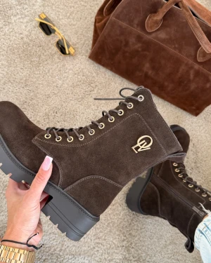 Buty workery damskie OLAVOGA WHISPERS 2026 brąz