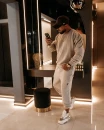 Bluza męska OLAVOGA ZAIRI SWEATSHIRT 2026 beż- mawershop