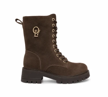 Buty workery damskie OLAVOGA WHISPERS 2026 brąz
