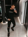 Bluza męska OLAVOGA BARDI 2026 czarna - maWer Fashion