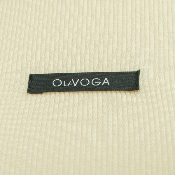 T-shirt damski OLAVOGA MOVENA 2026 pastelowy żółty - maWer Fashion