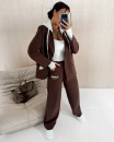 Spodnie damskie OLAVOGA VELMIRA PANTS 2026 brąz - mawershop