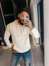 Bluza męska OLAVOGA RENAY 2026 kremowa - mawershop