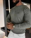 Sweter męski OLAVOGA TERUS 2026 oliwkowy - mawershop