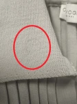 OUTLET Sweter damski OLAVOGA ANABEL jasnoszary - produkt ze skazą