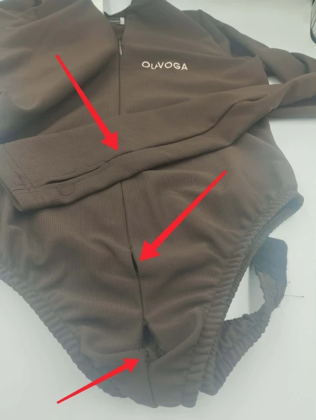 OUTLET Body damskie OLAVOGA ESSENTIAL RIB 2025 brąz - produkt ze skazą