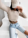 Bluzka damska OLAVOGA VIRA 2026 beż - maWer Fashion