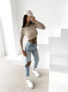 Bluzka damska OLAVOGA VIRA 2026 beż - maWer Fashion