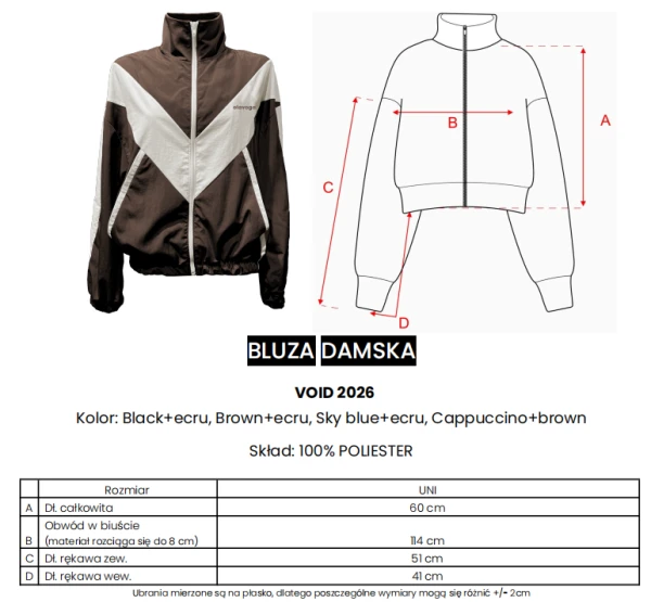 Bluza damska OLAVOGA VOID 2026 czarna - mawershop