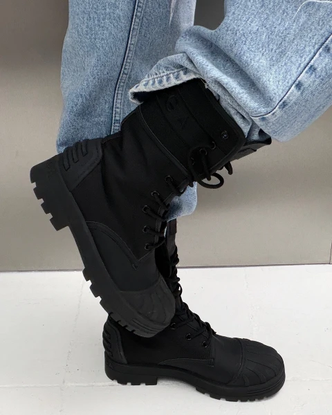 Buty workery damskie OLAVOGA LUNAR 2026 czarne - mawershop