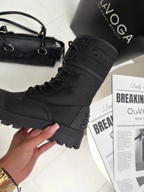 Buty workery damskie OLAVOGA LUNAR 2026 czarne