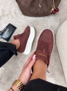 Buty damskie sneakersy OLAVOGA KASATO 2026 burgund - mawershop
