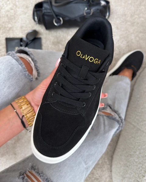 Buty damskie sneakersy OLAVOGA KASATO 2026 czarne - mawershop