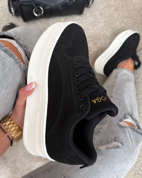 Buty damskie sneakersy OLAVOGA KASATO 2026 czarne - mawershop