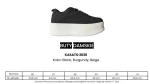Buty damskie sneakersy OLAVOGA KASATO 2026 burgund - mawershop