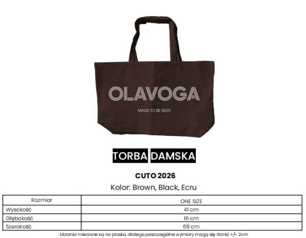 Torba damska OLAVOGA CUTO 2026 - mawershop
